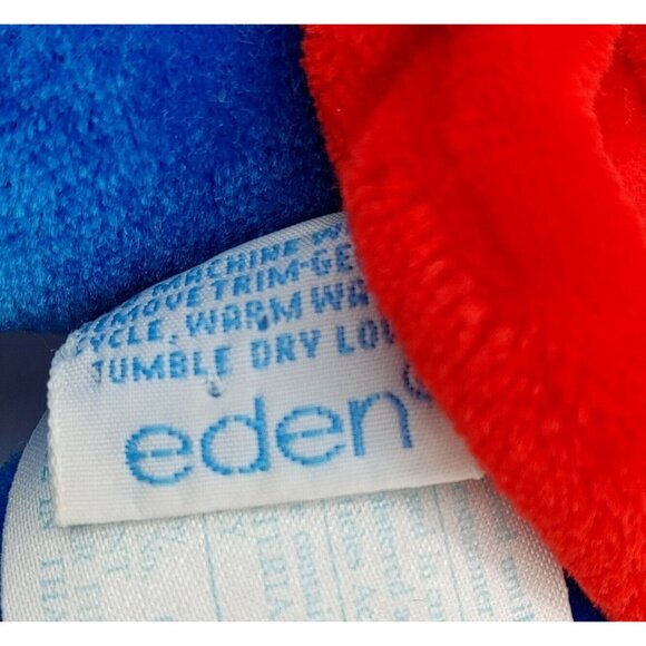 Eden Vintage PADDINGTON BEAR Plush Baby Ring Rattle 6.25" - Picture 3 of 3